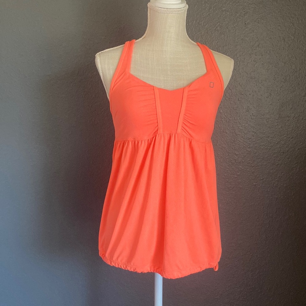 LJ Black Orange Athletic Tank